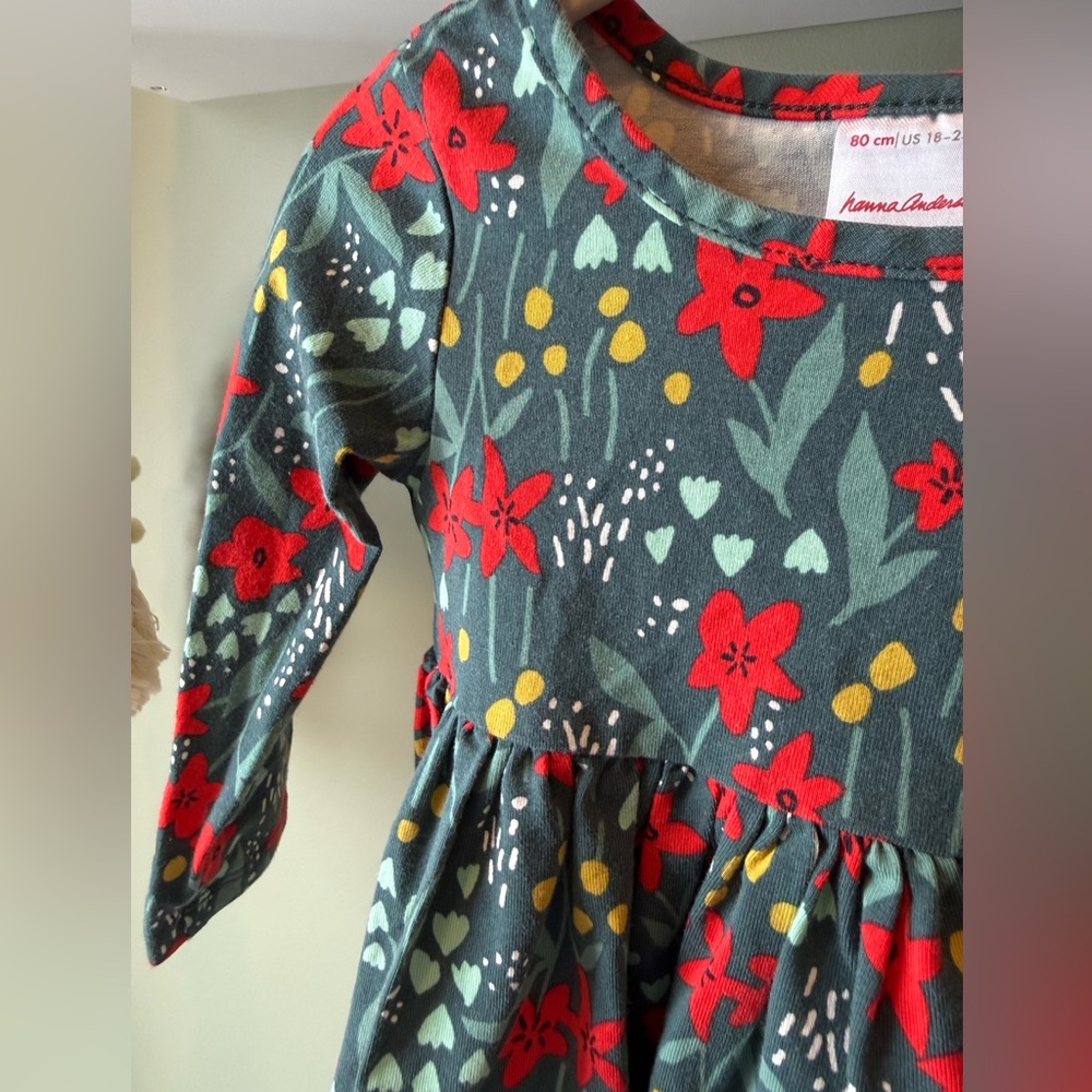 Hanna Anderson Celebration Skater Christmas Dress - Picture 3 of 5